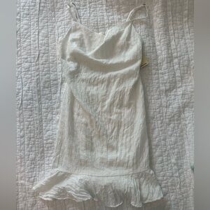 white kohl’s sundress